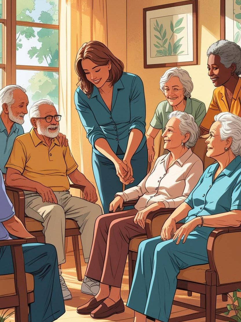 ការប្រឹក្សា និងគាំទ្រជាមួយមនុស្សចាស់